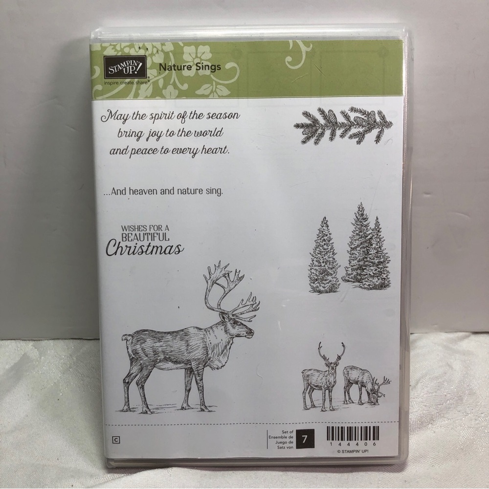 Stampin Up Nature Sings Stamp Set Set Of 7 Stamps New